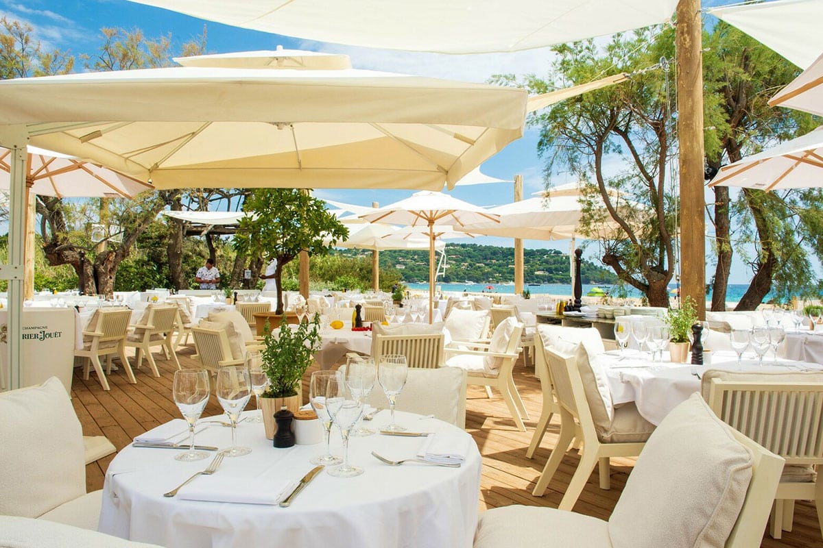 Restaurant Loulou Plage de Ramatuelle